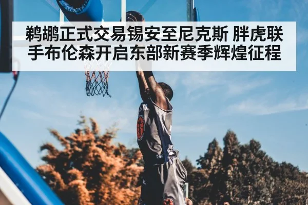 鹈鹕正式交易锡安至尼克斯 胖虎联手布伦森开启东部新赛季辉煌征程